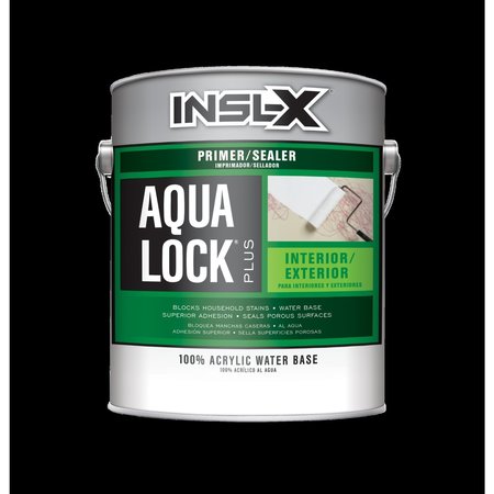 Insl-X By Benjamin Moore Insl-X Aqua Lock Plus White Flat Water-Based Acrylic Primer and Sealer 1 gal AQ0400099-01